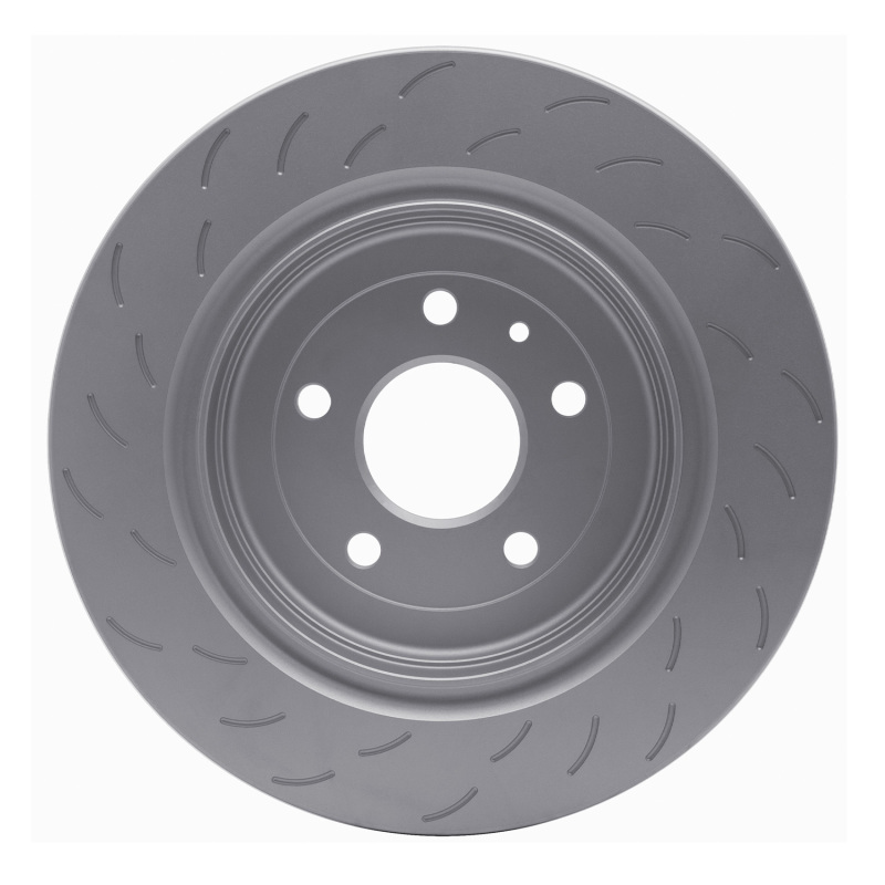 Chevrolet Corvette Brake Rotor (1) - Rear - R1 Concepts - GEOSPEC Coated Rotor - Slotted - `15-`19